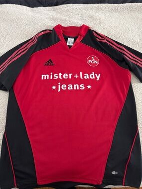 VINTAGE 1. FC Nürnberg 2005-06 Adidas Bundesliga Home Jersey